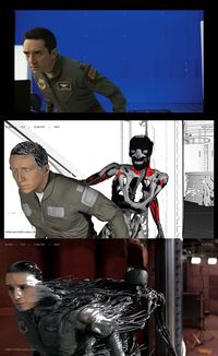 Spesial efek di Terminator: Dark Fate.