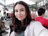 Hasil foto kamera depan pakai mode 