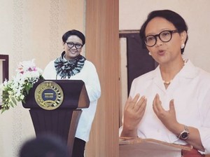 Berhasil Turun Berat Badan 11 kg, Ini Pola Makan Menlu Retno Marsudi