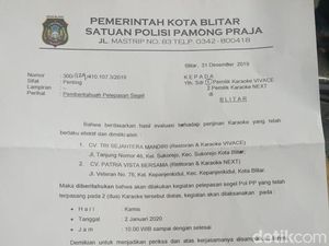 Pemkot Blitar Tunda Pembukaan Segel Dua Tempat Karaoke, Kenapa?