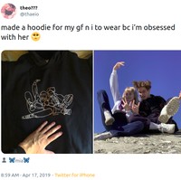 Sebuah pemberian akan lebih romantis jika dibuat custom made seperti ini. Foto: Twitter