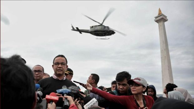 Banjir Oh Banjir.. Beda Pendapat Anies dengan Basuki & Jokowi