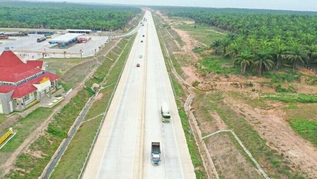 Tol Terbanggi Besar - Pematang Panggang - Katu Agung Berbayar 6 Januari 2020. (Dok: HK)