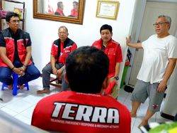 Pengecekan Jaringan Pascabanjir Telkomsel