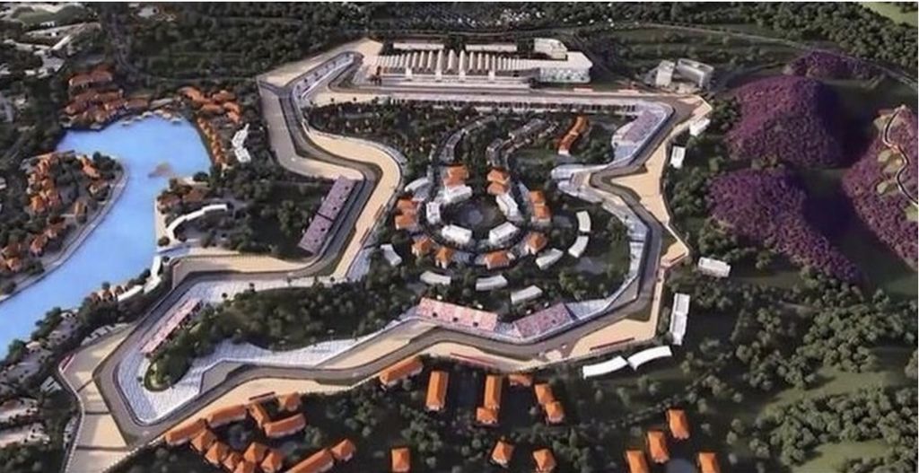 Desain Sirkuit MotoGP Mandalika. (IG: Motogp)