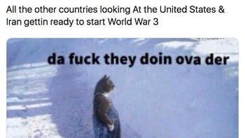 Banyak juga yang heran dengan kelakuan Amerika menyerang Iran (Twitter)