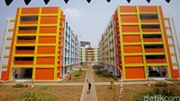 Warga bantaran Sunga Ciliwung tersebut kemudian direlokasi ke 4 rumah susun sederhana sewa (rusunawa). Salah satunya di Rusun Rawa Bebek. Dok. detikcom.