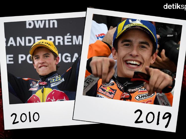 Bikin Pangling, Wajah Pebalap MotoGP Satu Dekade Lalu