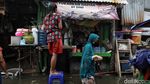 Geliat Bisnis Pasar Teluk Gong Saat Banjir