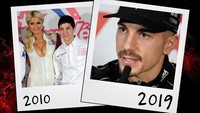 Maverick Vinales masih terlihat seperti anak-anak di 2010, saat berfoto bersama Paris Hilton. Sangat berbeda dengan fotonya di musim 2019 (ist.)