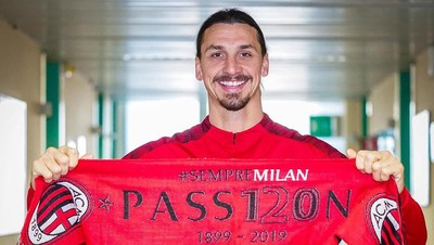 Hari Pertama Ibrahimovic Jadi Rossoneri Lagi