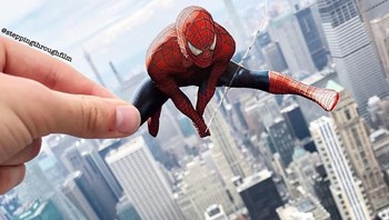 Film Spider-Man. Foto: instagram.com/steppingthroughfilm