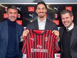 Zlatan Ibrahimovic menandatangani kontrak berdurasi enam bulan bersama AC Milan. Ada opsi perpanjang di akhir musim (Instagram @acmilan)