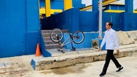 Kedatangan Jokowi ke Waduk Pluit untuk mengecek alat penanganan banjir. Istimewa/Dok. Biro Pers Setpres.