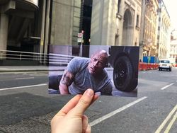 Keren! Adegan Film Menyatu dengan Lokasi Asli dalam Satu Frame