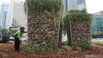 Instalasi Gabion Jilid 2 di HI Kembali Dipasang