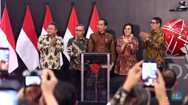 Jokowi di BEI, Kamis (2/1/2020)