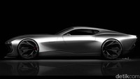 Desain rendering Dodge Challenger versi listrik karya Dhwanil Panchal ini bisa dikatakan keren. Foto: Instagram/dhwanil.panchal