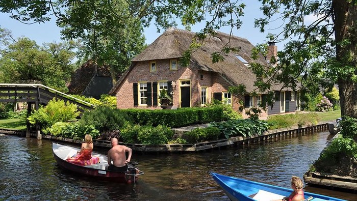 Tak Pernah Macet, Desa Ini Tak Kenal Kendaraan Roda Empat