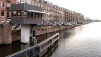 Betapa indahnya menikmati pemandangan Amsterdam dari sisi kanal ini.