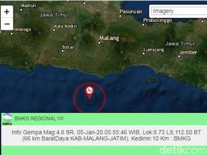 Gempa M 4,8 di Malang Sempat Hentikan Aktivitas Warga Blitar
