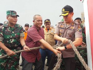 Antisipasi Dampak Banjir, Polres Gresik Punya Empat Langkah Efektif