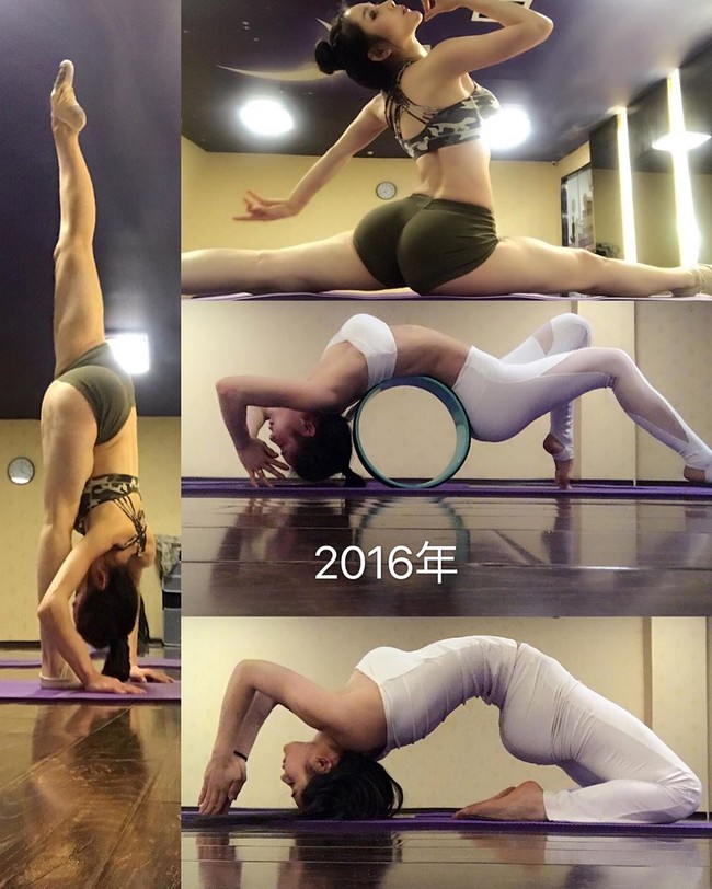 Awal mula Yuan suka membentuk tubuh adalah ketika mulai latihan yoga dan pilates. Ia lalu menyadari jika olahraga bisa membuat otot lalu menyewa instruktur pribadi. Foto: Instagram @yuanherong1229