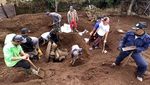 Penampakan Arca Ganesha Terbesar di Dieng
