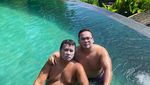 Foto: Gaya Liburan Hotman Paris di Bali
