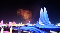 Festival Es Harbin ke-36 ini dibuka dari tanggal 5 Januari 2020 hingga akhir bulan Februari mendatang. Getty Images/Lintao Zhang.