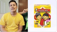 Buyung upik ternyata juga memiliki varian rasa durian. Penulis buku Poconggg Juga Pocong ini terlihat mirip karena memakai kaos kuning cerah. Foto: Twitter @mo0dyanjir/@Akilahhhhhhhhhh