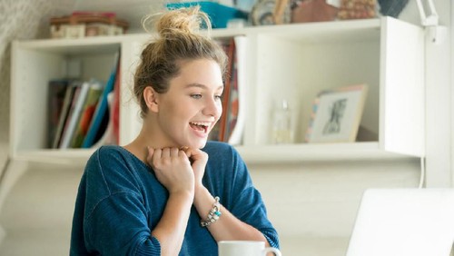 Young Asian beautiful woman using smart phone for business, online shopping, transfer money, financial, internet banking. in coffee shop cafe over blurred background.