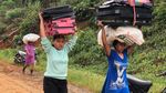 Potret Penampungan Sementara Korban Banjir di Kabupaten Bogor