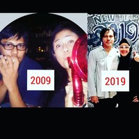 Mayky sendiri lebih muda 12 tahun usianya dari Ria. Mayky jatuh cinta dengan sosok Ria yang kuat dan tangguh dalam mengatasi cobaan hidupnya.  Foto: dok. Instagram