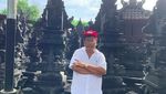 Foto: Gaya Liburan Hotman Paris di Bali
