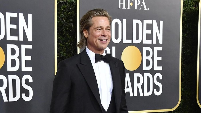 BEVERLY HILLS, CALIFORNIA - JANUARY 05: Brad Pitt attends the 77th Annual Golden Globe Awards at The Beverly Hilton Hotel on January 05, 2020 in Beverly Hills, California. (Photo by Frazer Harrison/Getty Images)