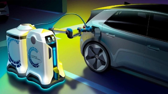 robot mobile charging