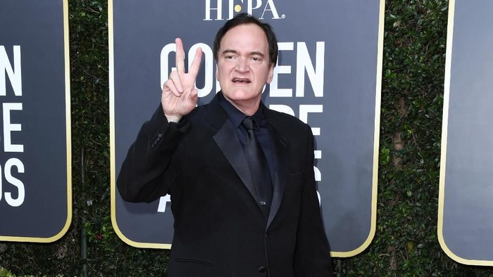 Quentin Tarantino BEVERLY HILLS, CALIFORNIA - JANUARY 05: Quentin Tarantino attends the 77th Annual Golden Globe Awards at The Beverly Hilton Hotel on January 05, 2020 in Beverly Hills, California. (Photo by Jon Kopaloff/Getty Images)