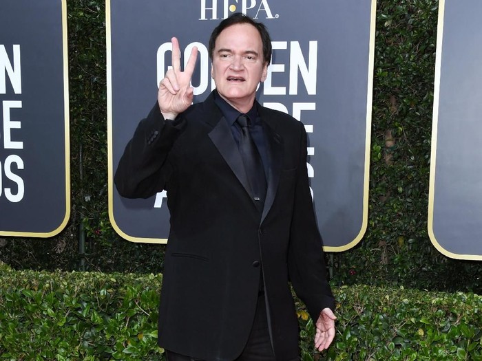 Quentin Tarantino BEVERLY HILLS, CALIFORNIA - JANUARY 05: Quentin Tarantino attends the 77th Annual Golden Globe Awards at The Beverly Hilton Hotel on January 05, 2020 in Beverly Hills, California. (Photo by Jon Kopaloff/Getty Images)