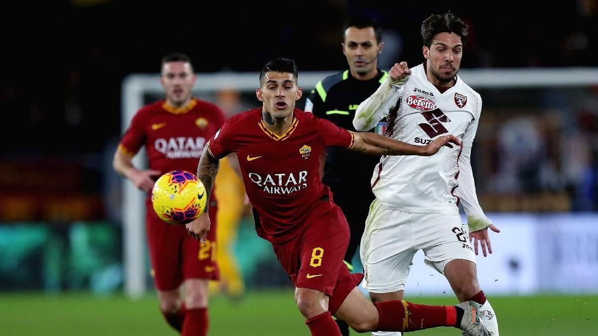 AS Roma Vs Torino tuntas 0-2 untuk kemenangan tim tamu (Paolo Bruno/Getty Images)