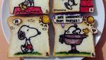 Sayang Dimakan! 10 Kreasi Roti Tawar Gambar Shin-chan hingga Snoopy