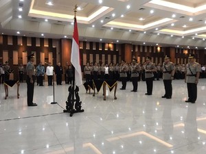 Kapolri Pimpin Sertijab Wakapolri dan 3 Kapolda