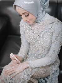 Model Kebaya Pengantin Hijab Modern 