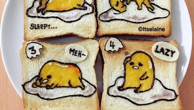 Sayang Dimakan! 10 Kreasi Roti Tawar Gambar Shin-chan hingga Snoopy