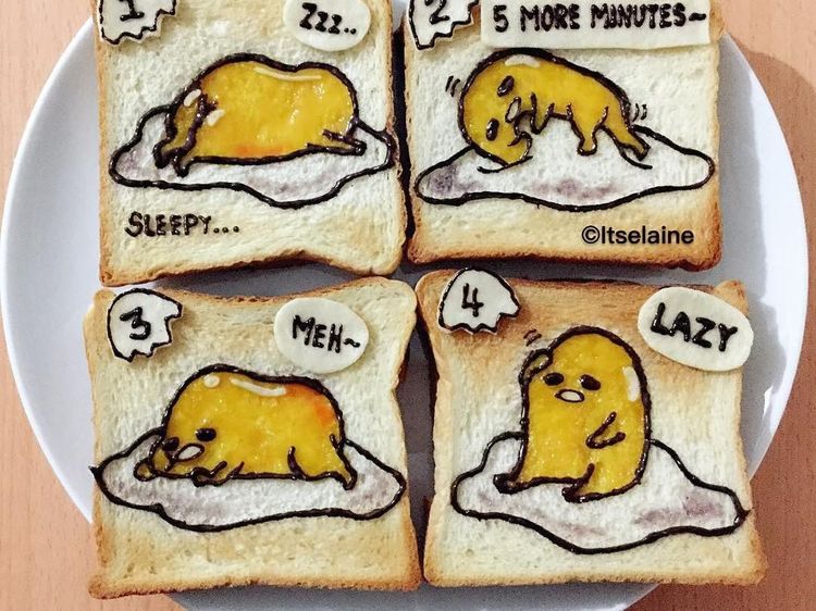 Sayang Dimakan! 10 Kreasi Roti Tawar Gambar Shin-chan hingga Snoopy