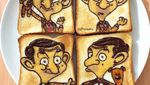 Sayang Dimakan! 10 Kreasi Roti Tawar Gambar Shin-chan hingga Snoopy