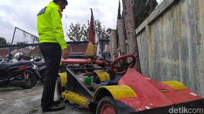 Formula 1 KW Ditilang Polisi Garut