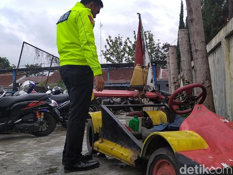 Formula 1 KW Ditilang Polisi Garut