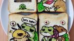 Sayang Dimakan! 10 Kreasi Roti Tawar Gambar Shin-chan hingga Snoopy