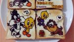 Sayang Dimakan! 10 Kreasi Roti Tawar Gambar Shin-chan hingga Snoopy